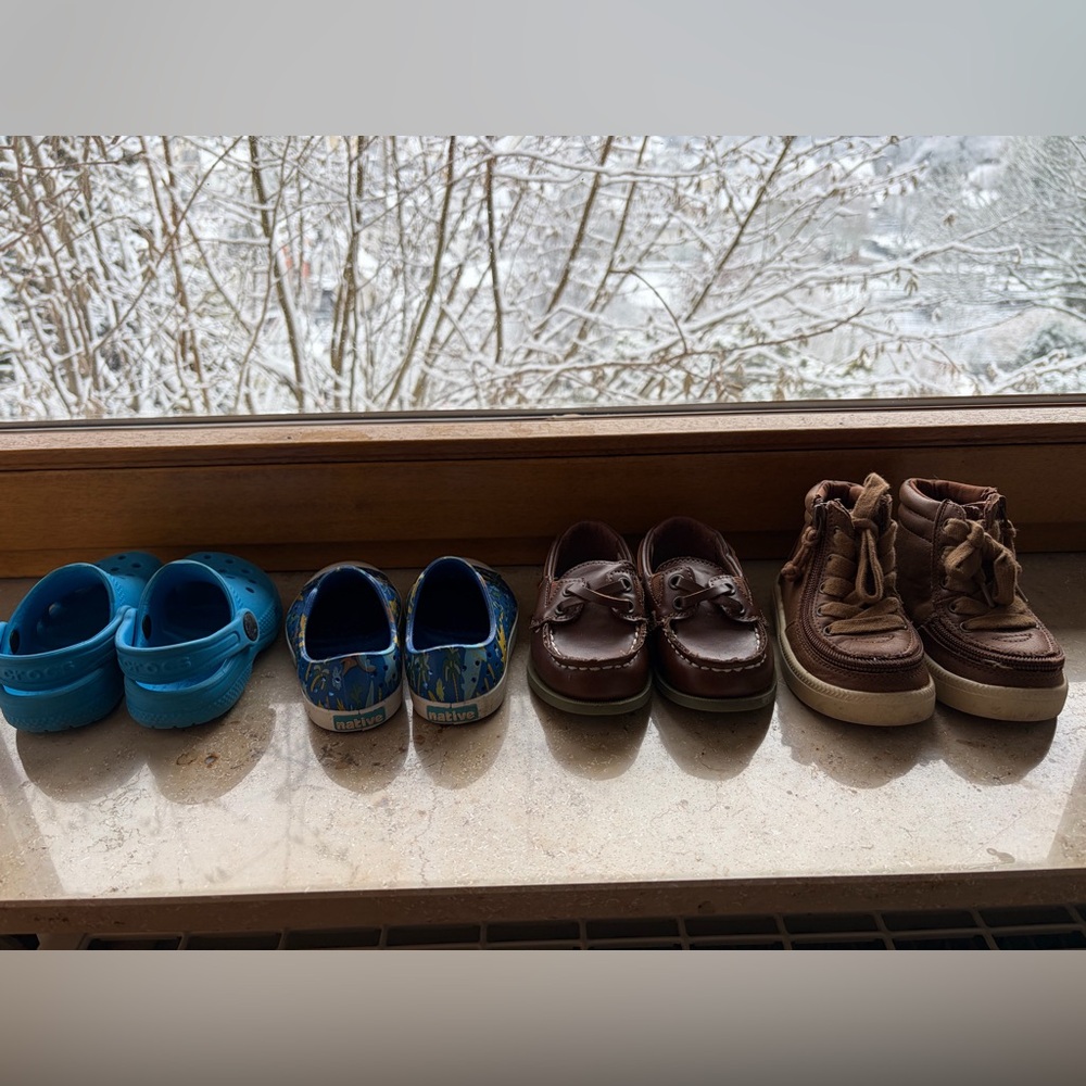 Toddler Boys Size 6 Shoe Bundle: Crocs Native Carters Billy - Picture 2 of 3